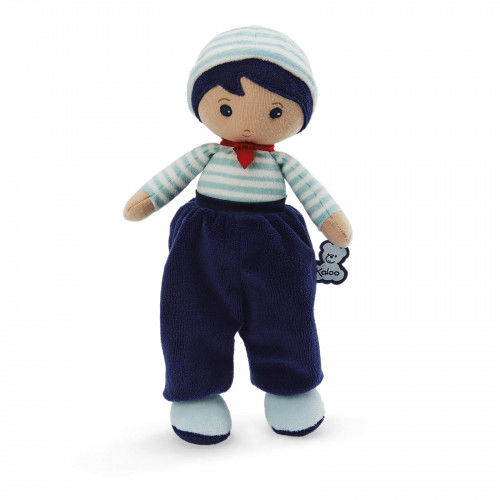  tendresse lucas blue doll lined cap and red bandana 
